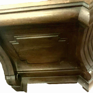 Napoleon III style planter in solid oak, 20th century