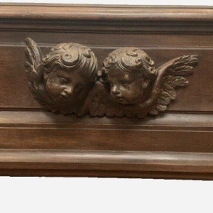 Napoleon III style planter in solid oak, 20th century