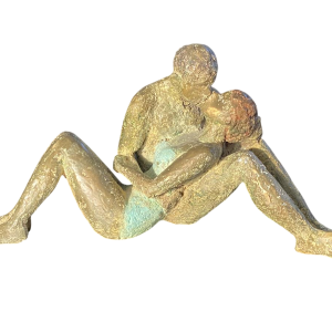 Mady Andrien bronzen sculptuur "Koppel".