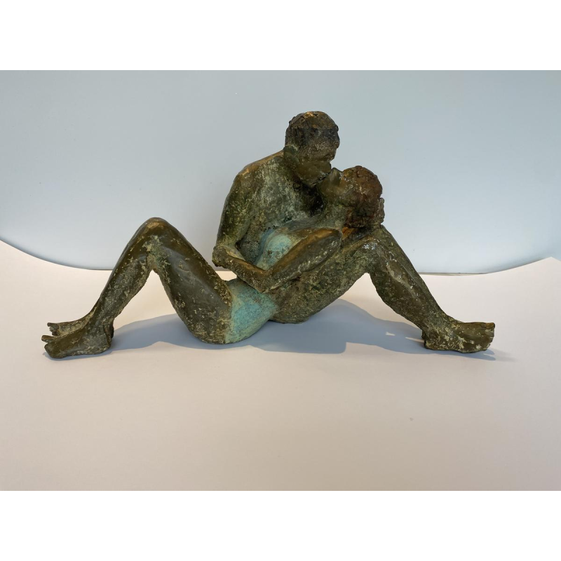 Mady Andrien bronzen sculptuur "Koppel".