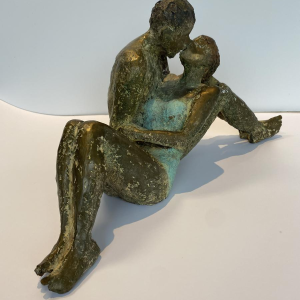 Mady Andrien bronzen sculptuur "Koppel".