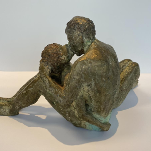 Mady Andrien bronzen sculptuur "Koppel".