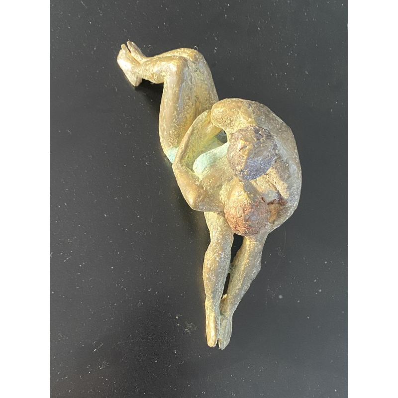 Mady Andrien bronzen sculptuur "Koppel".