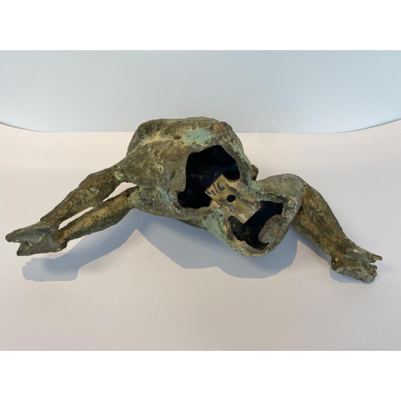 Mady Andrien "Couple" sculpture en bronze