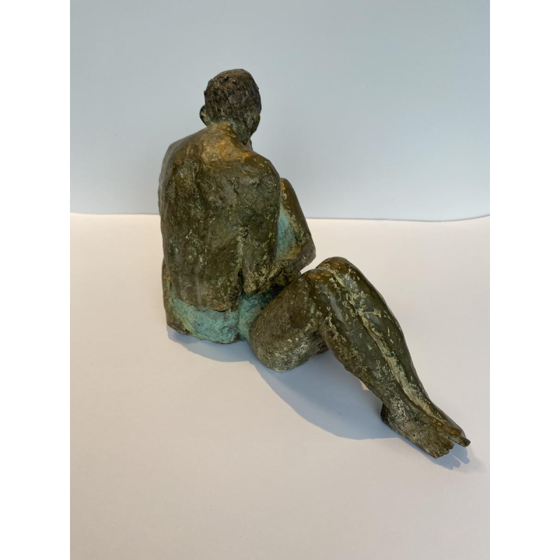Mady Andrien bronzen sculptuur "Koppel".