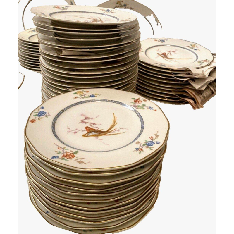 Limoges servies van Théodore Haviland, 83-delig, 20e eeuw