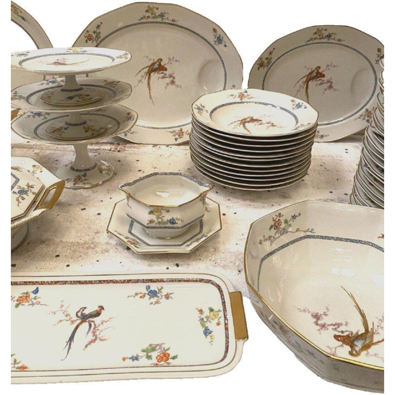 Limoges servies van Théodore Haviland, 83-delig, 20e eeuw