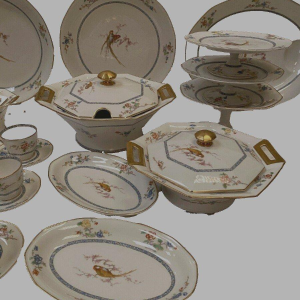 Limoges by Théodore Haviland, 83-piece dinner service, 20th century