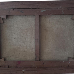 Albert DANDOY «Bouquet de fleurs» rare nature morte, huile sur toile