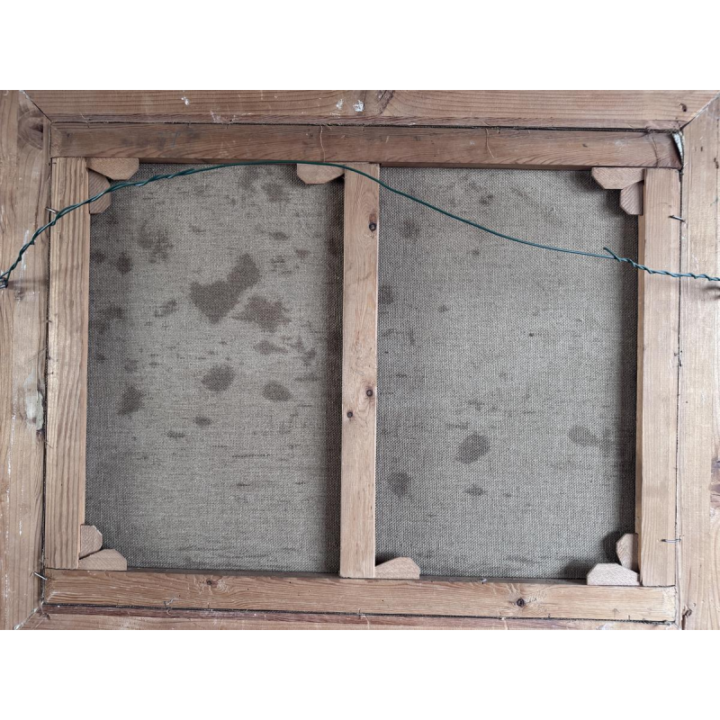 Eugène COLIGNON “De Maas bij Beez - Namen” olieverf op doek