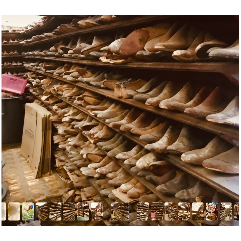 Large collection of shoe/foot molds/forms, wood and metal, 6000/7000 pieces, 20th century