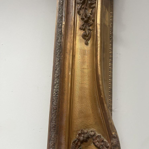 Large frame in wood and gilded stucco (H 195cm) 19th century
