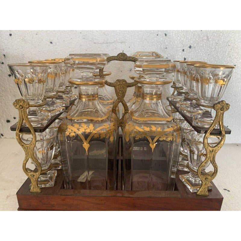 Complete Boulle marquetry liquor cabinet, Napoleon III style, 19th century