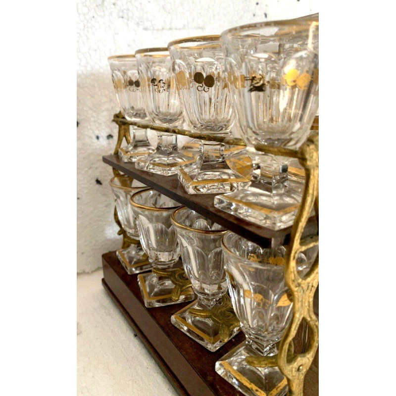 Complete Boulle marquetry liquor cabinet, Napoleon III style, 19th century