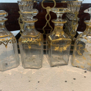 Complete Boulle marquetry liquor cabinet, Napoleon III style, 19th century