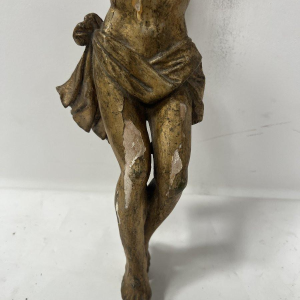 Christ carved and gilded in wood, 19th century