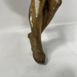 Christusbeeld, gesneden en verguld in hout, 19e eeuw