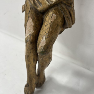 Christ carved and gilded in wood, 19th century