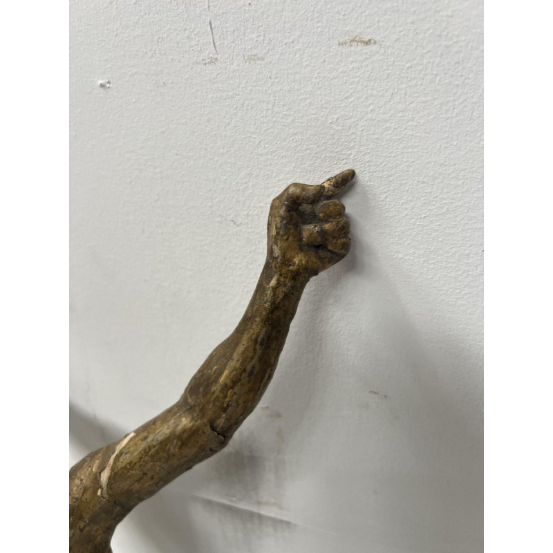 Christ carved and gilded in wood, 19th century