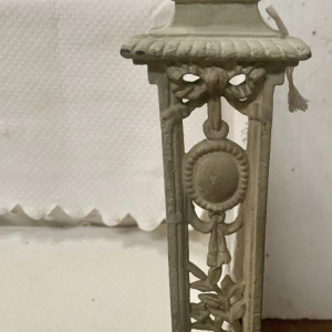 Kleine opengewerkte gietijzeren sofa/bank, 20e eeuw