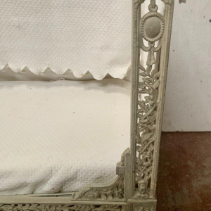 Small openwork cast iron sofa/bench, 20th century