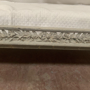 Small openwork cast iron sofa/bench, 20th century