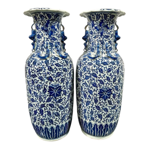 Paire de vases chinois, fin 18e siècle