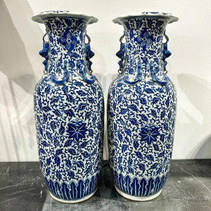 Paire de vases chinois, fin 18e siècle