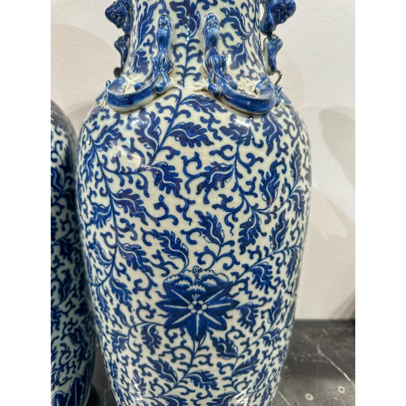 Paire de vases chinois, fin 18e siècle