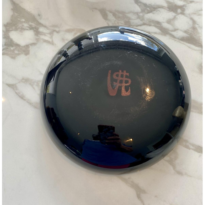 Val-saint-Lambert, coupe noire en verre (type oignon de Jemeppe VSL), début XXe s