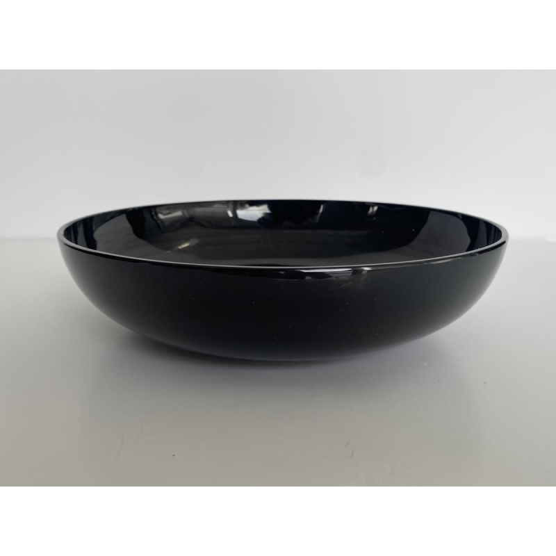 Val-saint-Lambert, coupe noire en verre (type oignon de Jemeppe VSL), début XXe s