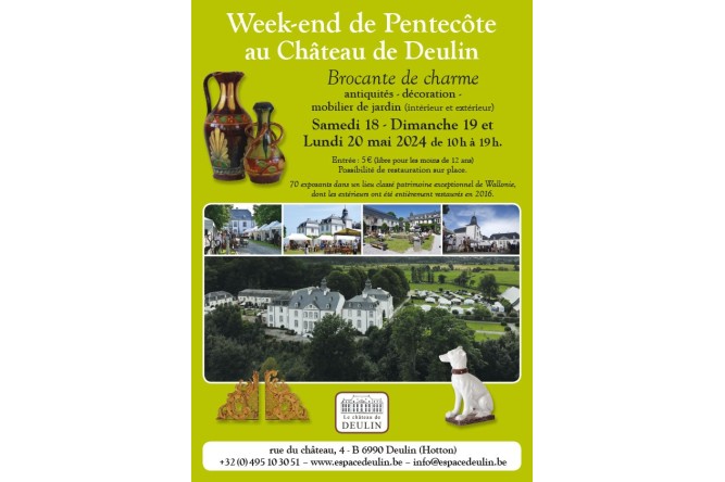 ArtaPlaza au Château de Deulin : un week-end d’art, de brocante et de patrimoine